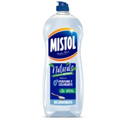Lavavajillas a mano concentrado bicarbonato Mistol Naturals 650 ml