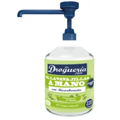 Lavavajillas a mano diluido con bicarbonato fragancia a lima dosificador LA DROGUERIA 1919 500 ml
