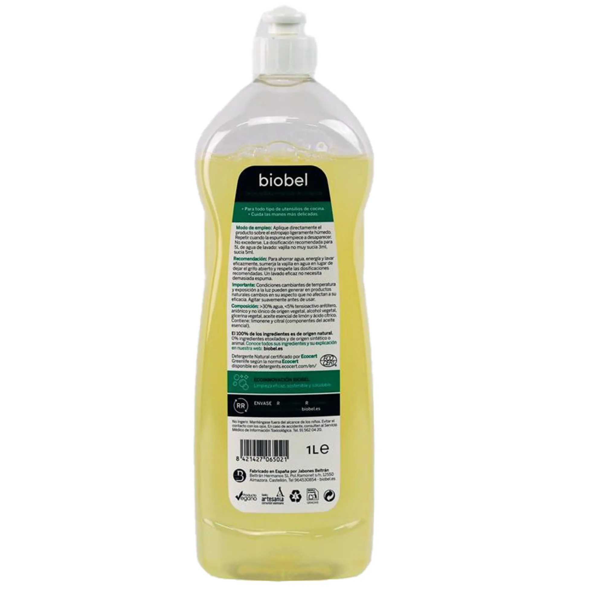 Lavavajillas Manual Biobel 1 L