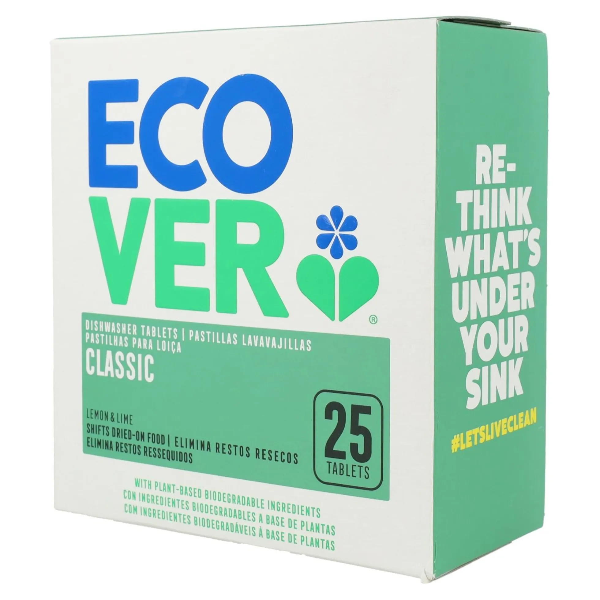 Lavavajillas para Máquina Classic Ecover 25 pastillas de 20g