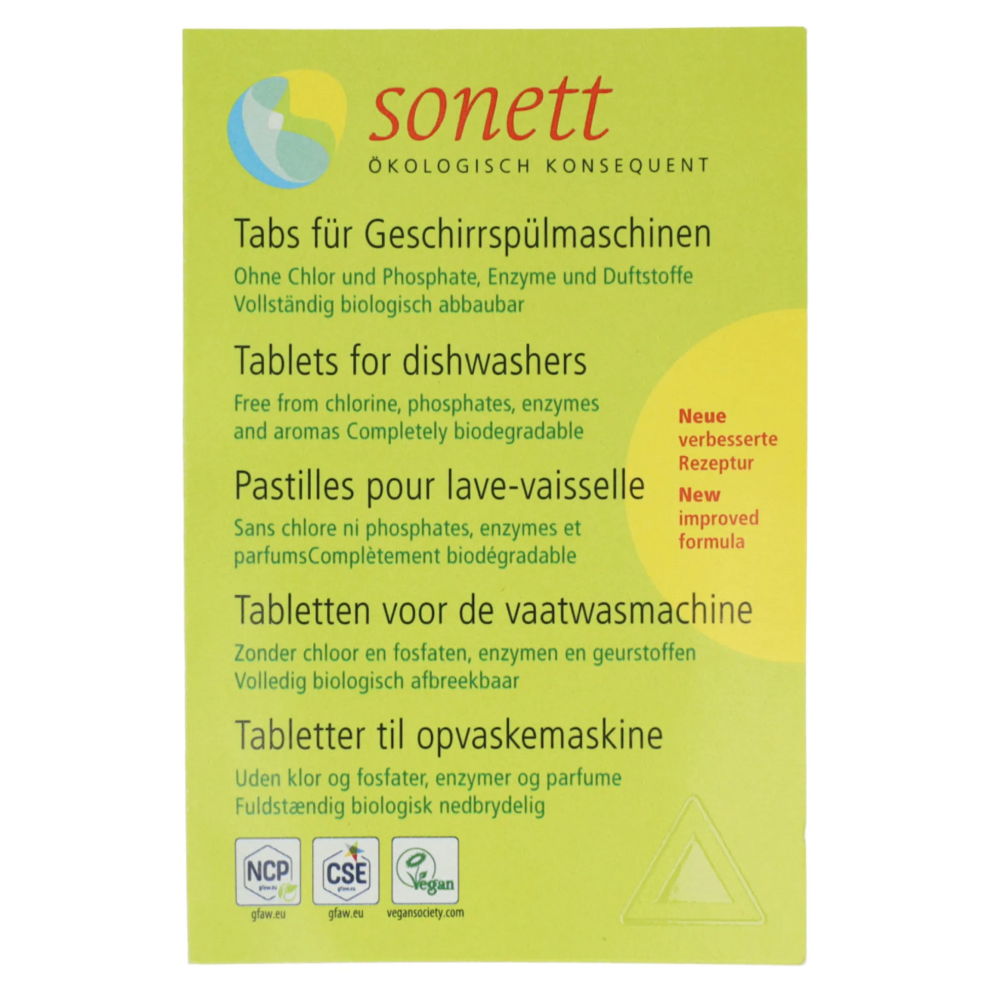 Lavavajillas Tabs Sonett 2x20g