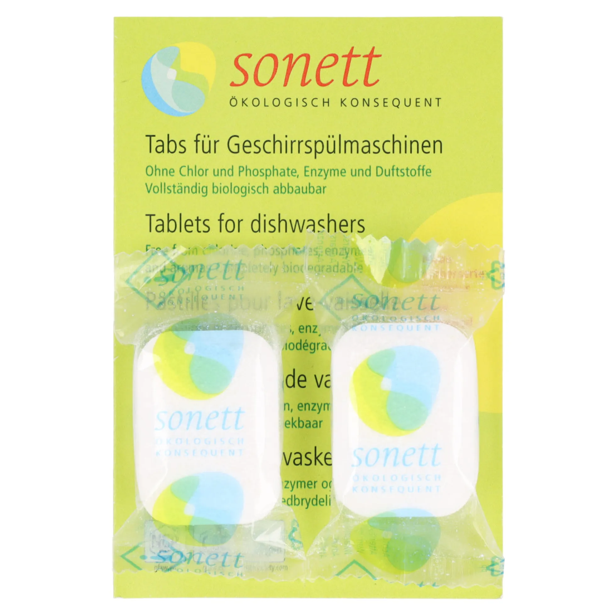 Lavavajillas Tabs Sonett 2x20g
