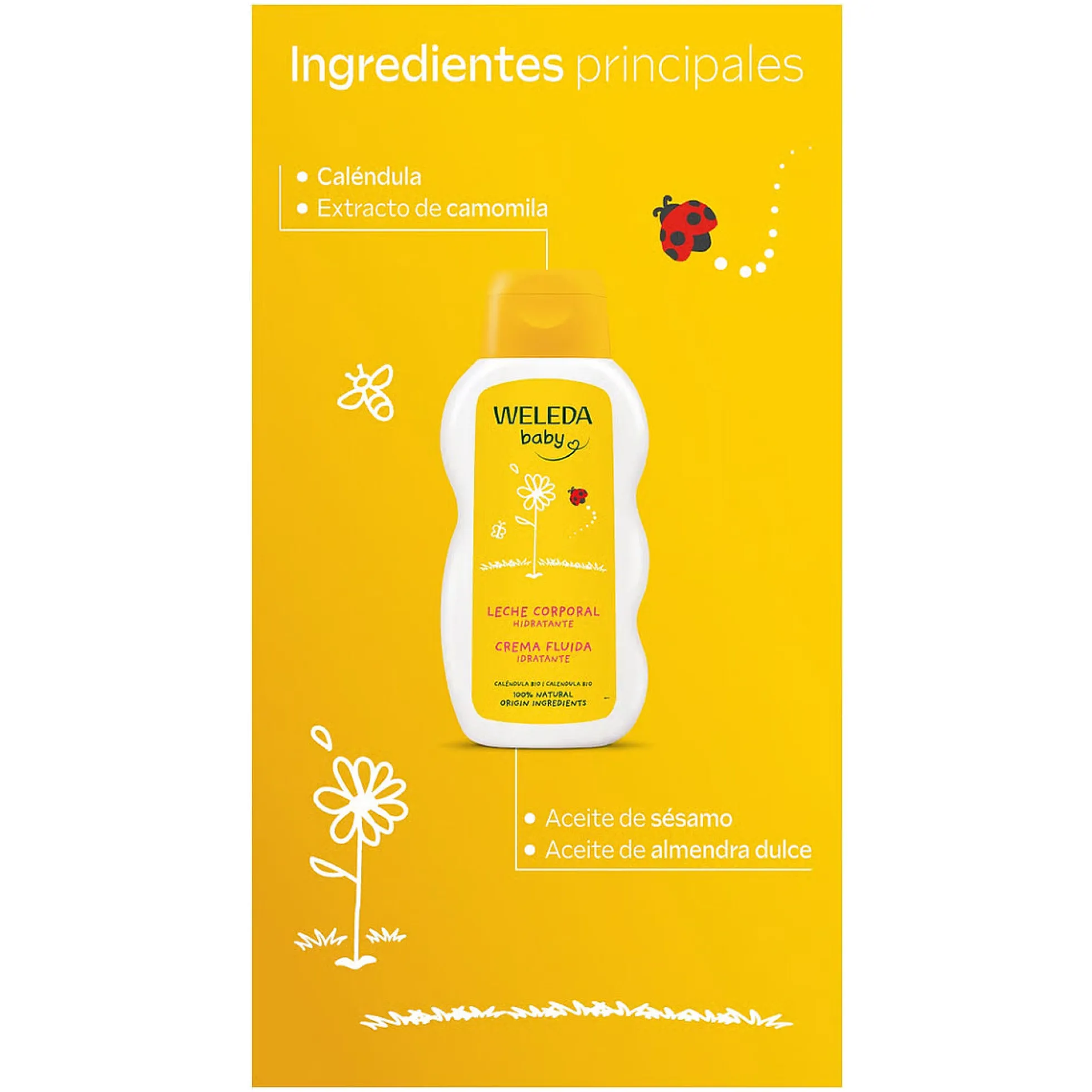 Leche Corporal de Caléndula Weleda, 200ml