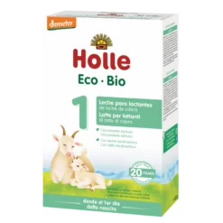 Leche de cabra para lactantes Fórmula 1 Ecológica Demeter Holle 400 g
