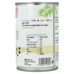 Leche de coco bio Ecosana 450 ml