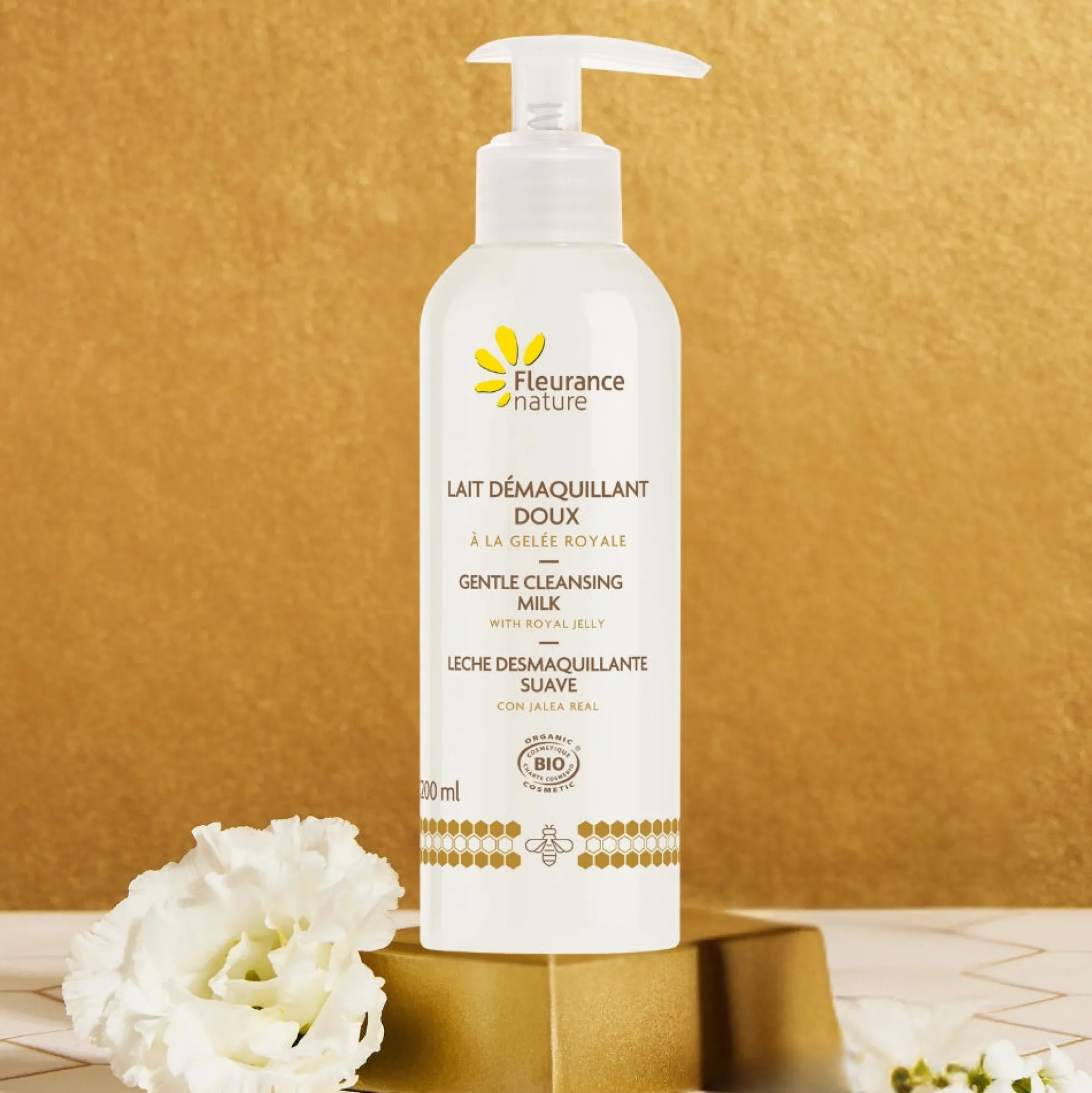 Leche Desmaquillante Suave Con Jalea Real Eco Fleurance Nature 200ml