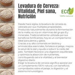 Levadura de cerveza ECO para perros y gatos – Piel y pelaje – 100 g