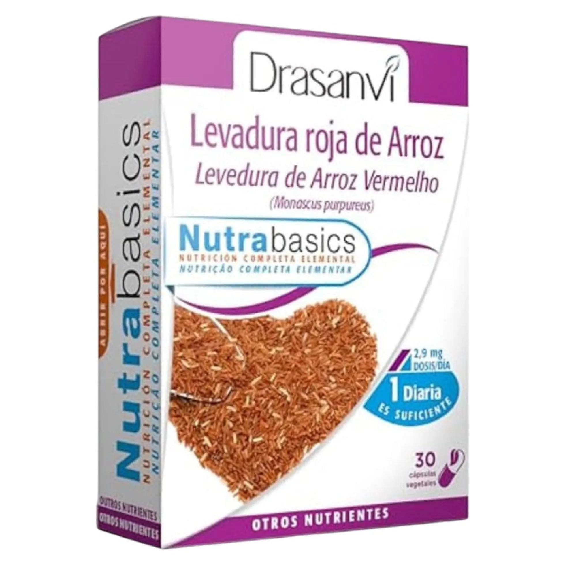 Levadura Roja De Arroz 2,9mg Monacolina K 30cap.