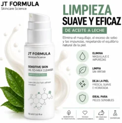 Limpiador Aceite-a-leche Para Piel Sensible