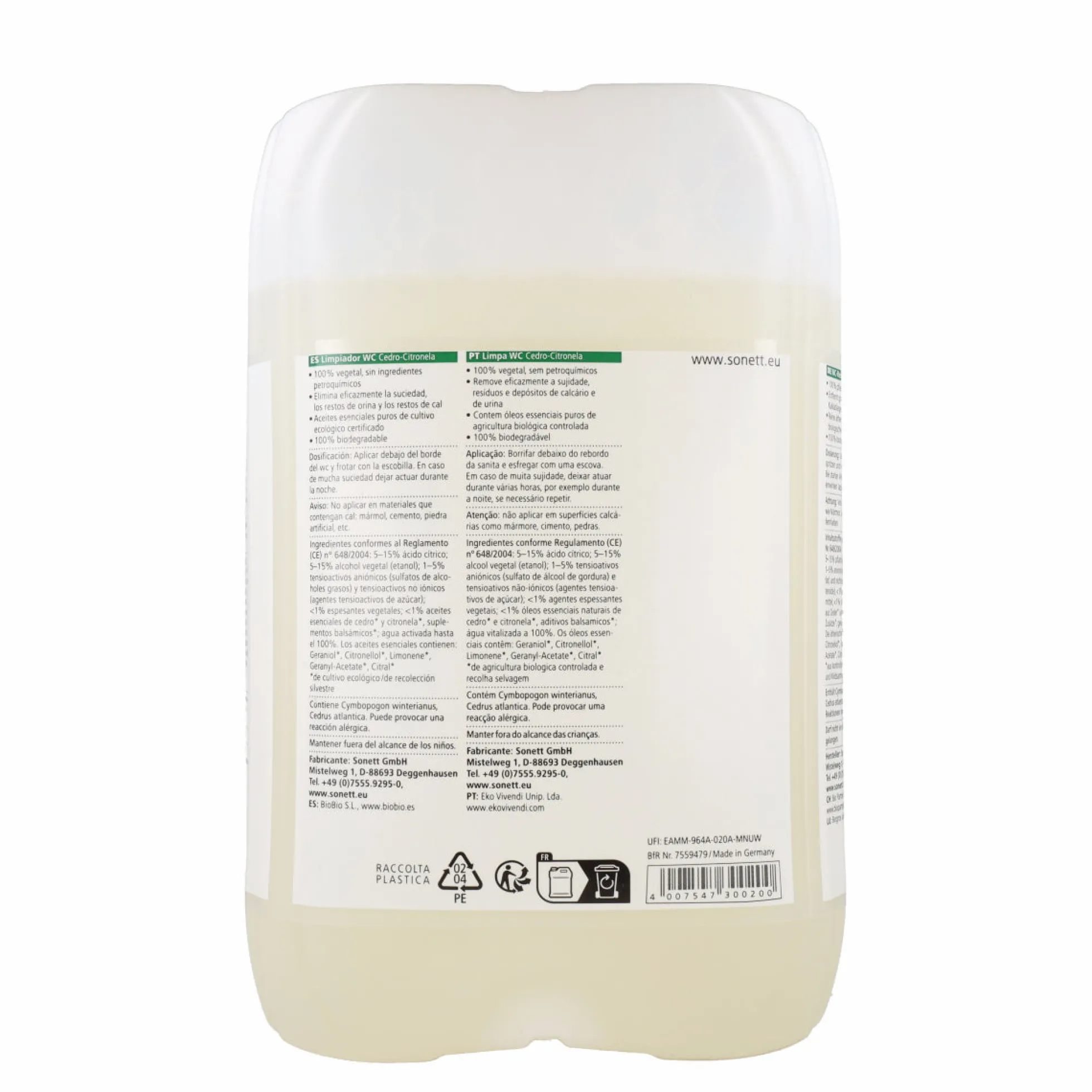 Limpiador WC Sonett 10L