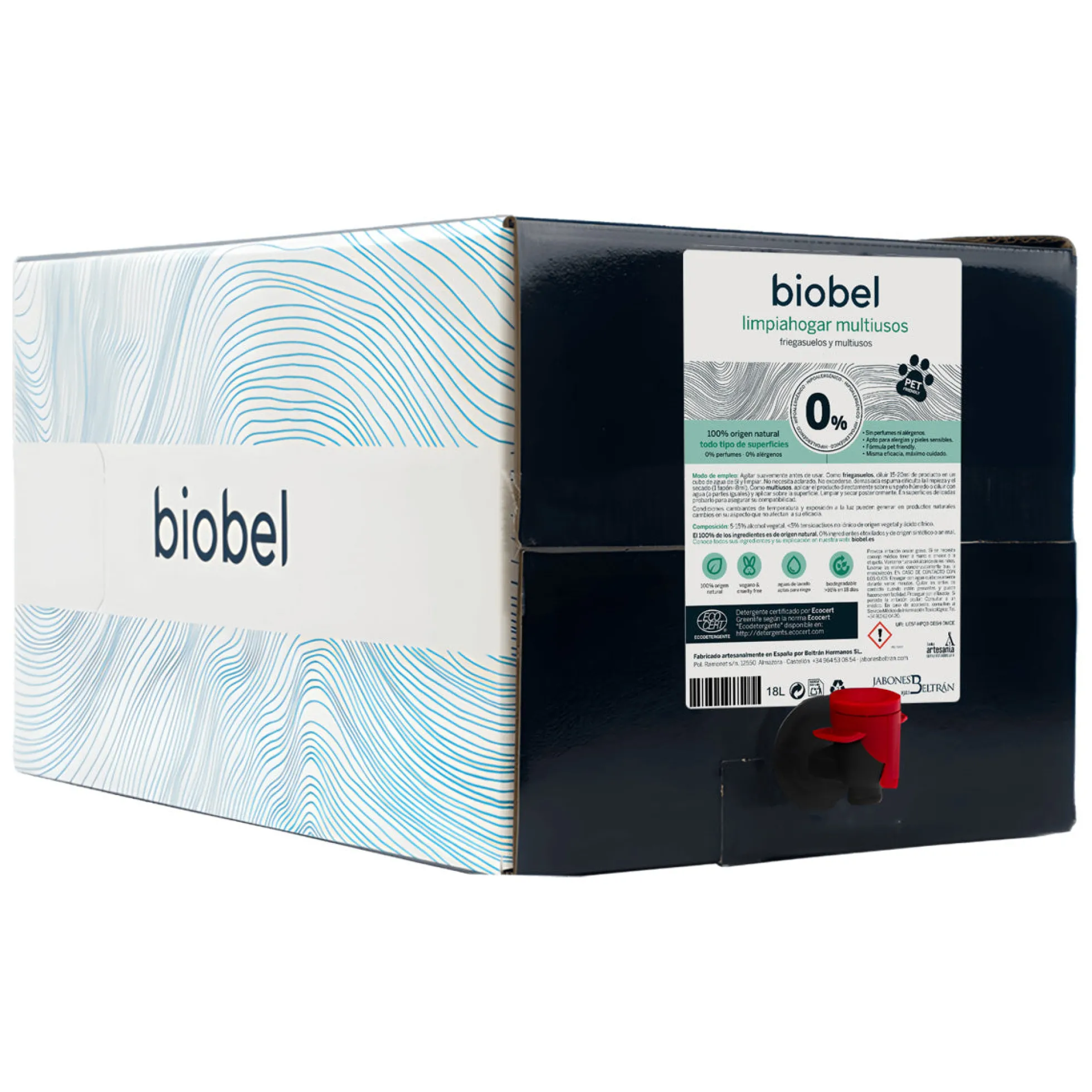 Limpiahogar concentrado Biobel 0% 20L