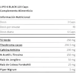 Lipo-6 Black 120 Caps