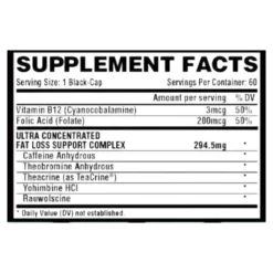 Lipo-6 Black Hers Ultra Concentrate 60 Caps