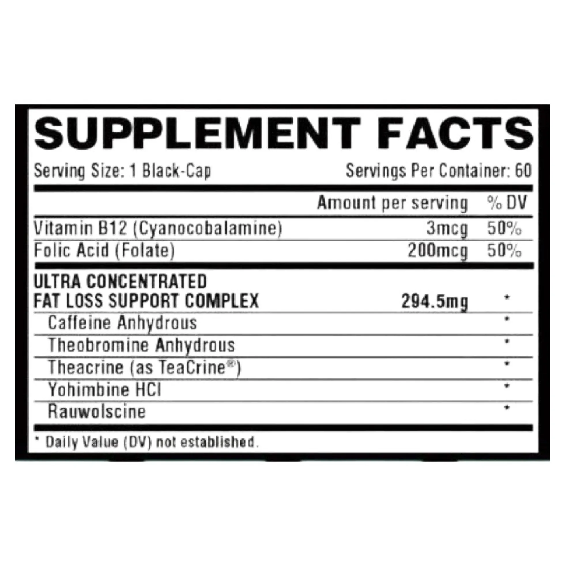 Lipo-6 Black Hers Ultra Concentrate 60 Caps