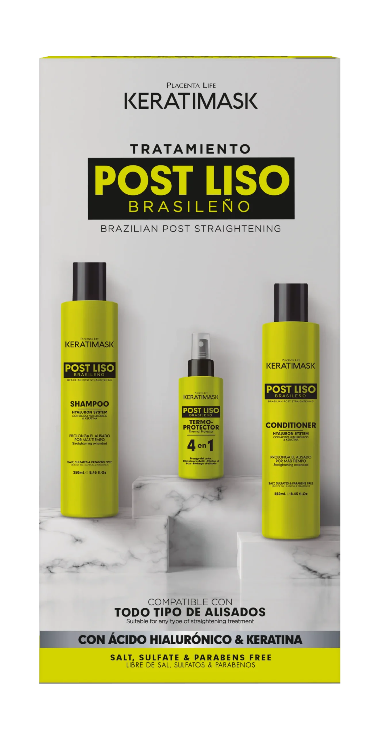 Lisso Keratina Kit Post Alisado