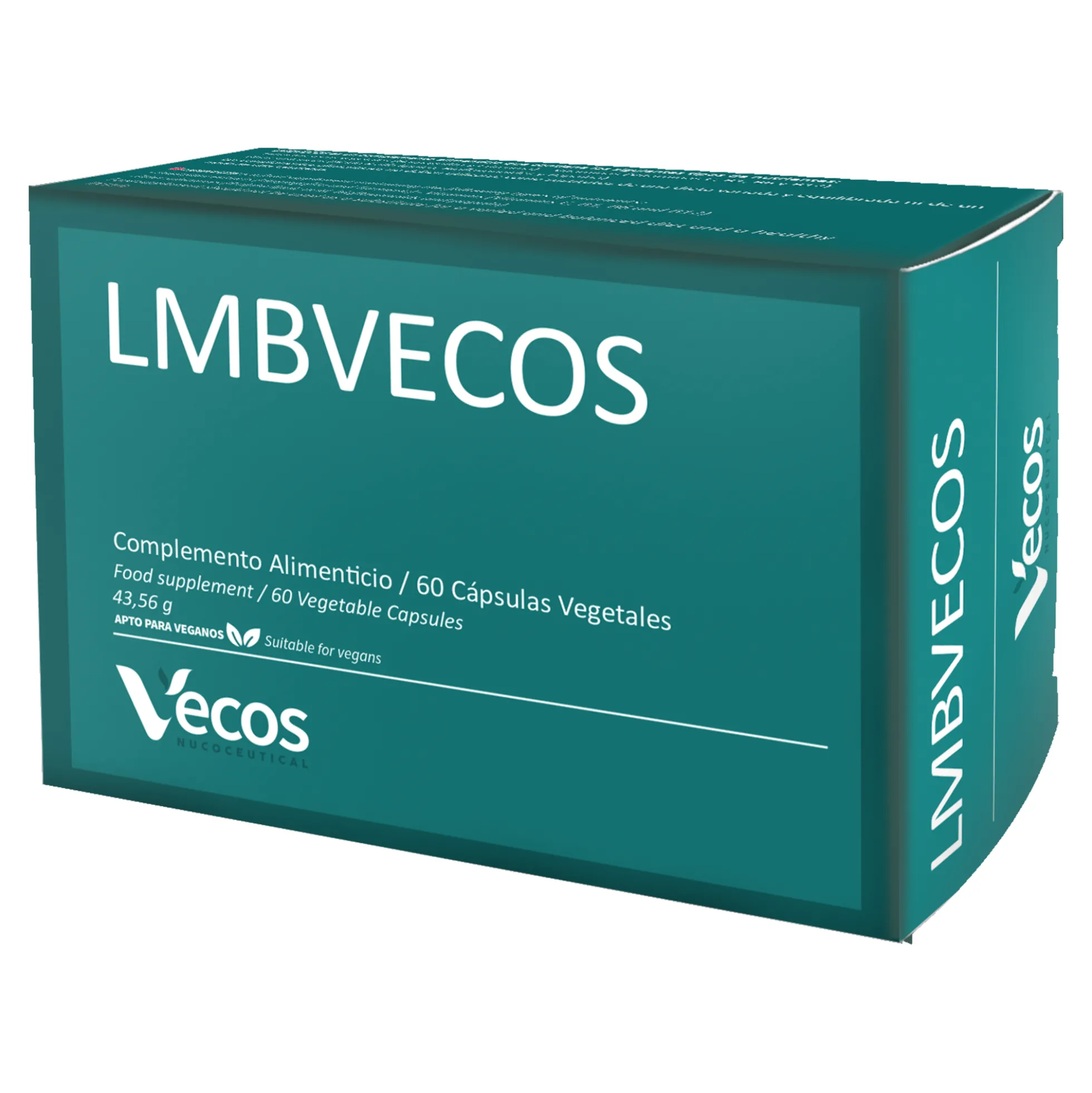 Lmb Vecos 60 Cápsulas | Dolor Lumbar Y Molestias Nerviosas | Con Ácido R-lipoico, Harpagofito Y Cúrcuma