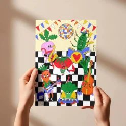 Lámina Decorativa A4 – Eat Me, Ilustración de Juani Bengali - Nature Vibes
