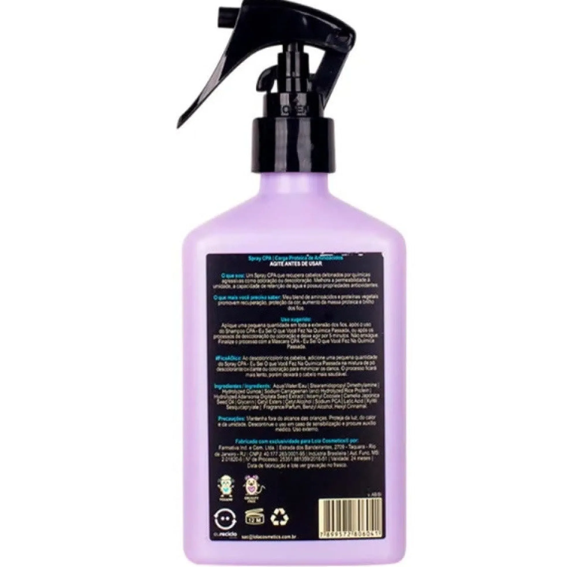 Lola Cosmetics Eu Sei O Que Você Fez Na Química Passada Spray Cpa 250ml