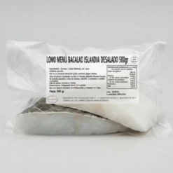 Lomo Menú De Bacalao Desalado De Islandia – Calidad Profesional