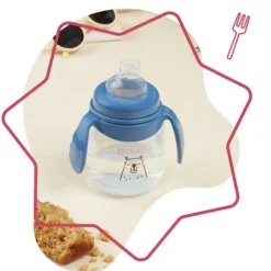 Lote de 2 tazas Antifugas Badabulle