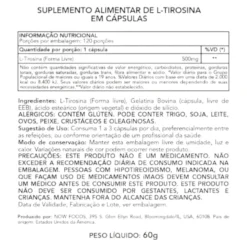 L-tyrosine 500 Mg 120 Caps