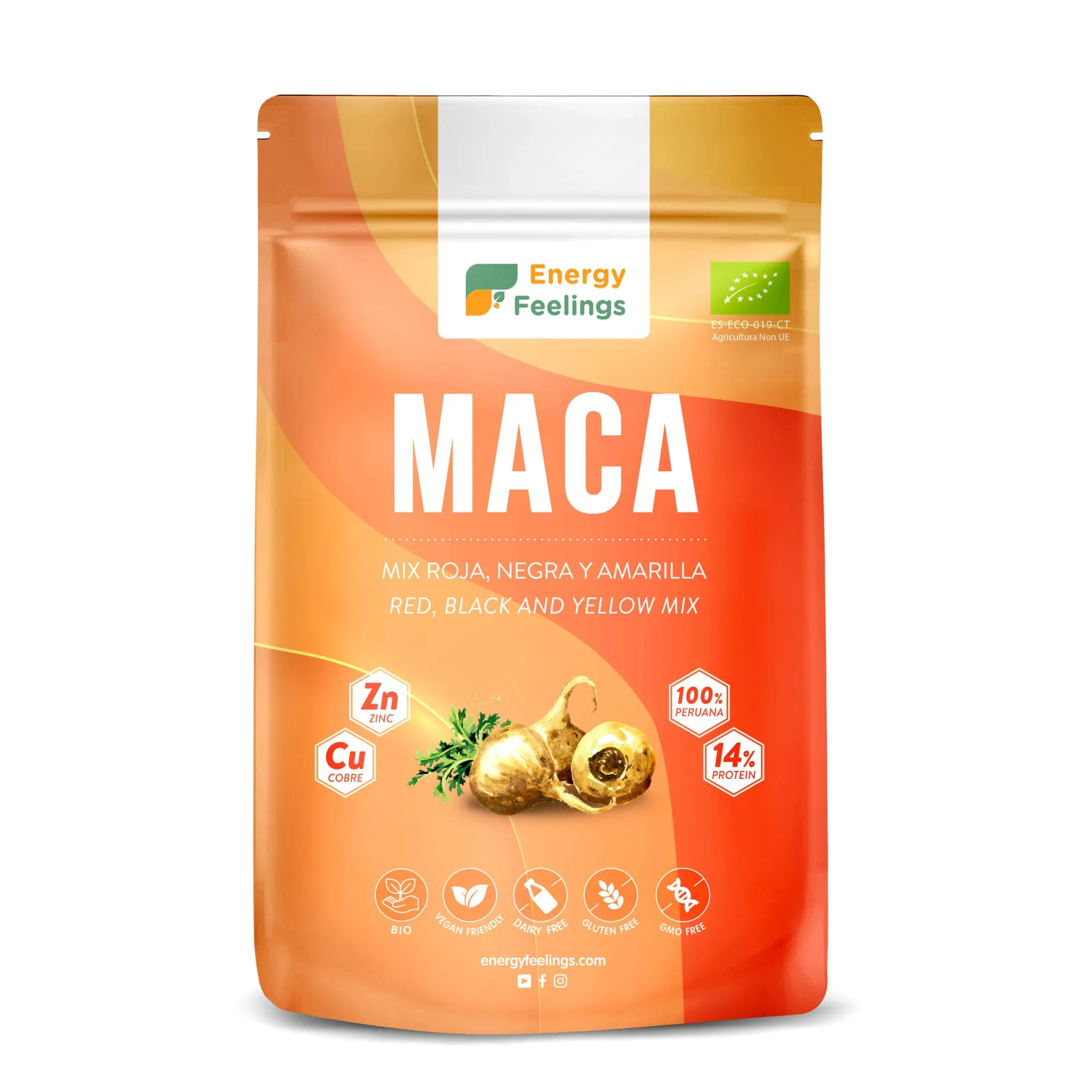 Maca BIO en polvo Energy Feelings 500 g