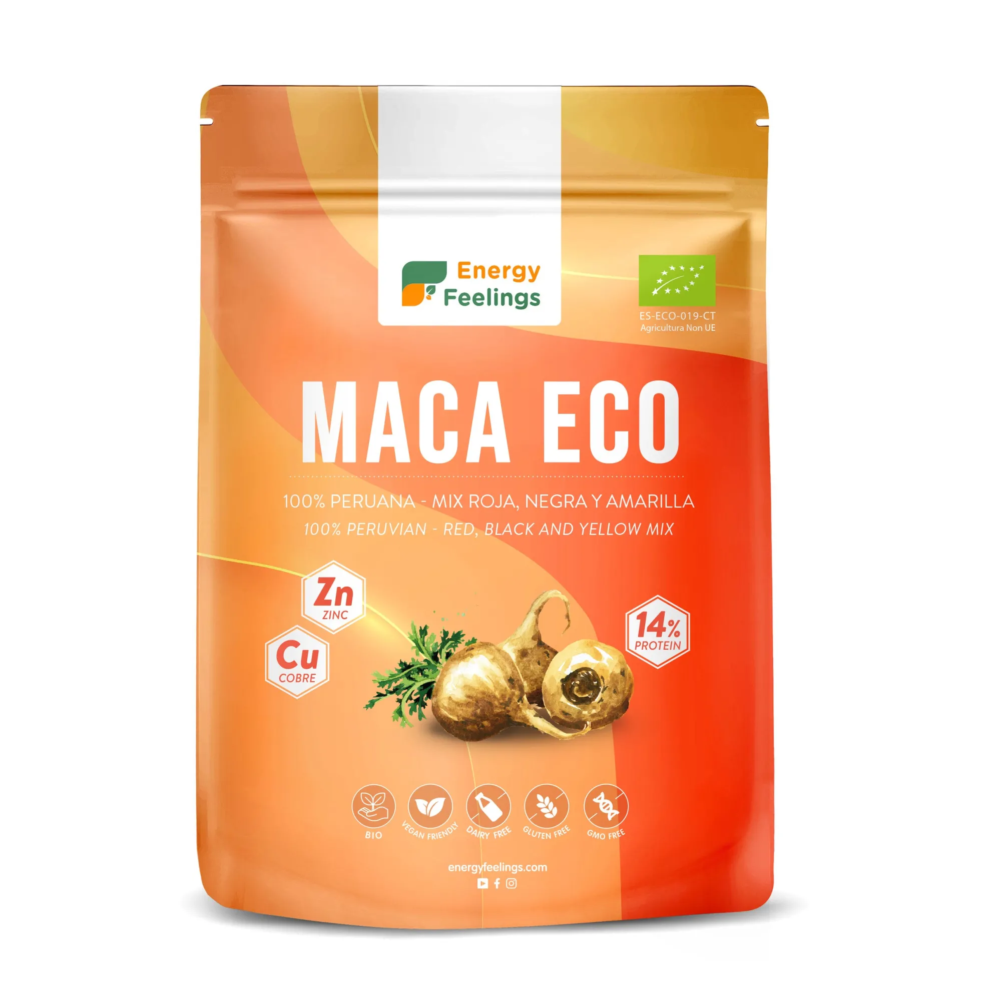 Maca BIO en polvo Energy Feelings 1 kg