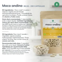 Maca BIO Planeta Huerto 150 Cápsulas
