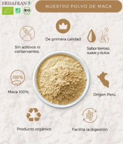 Maca Gelatinizada En Polvo Ecológica | Calidad | Frisafran 200 G