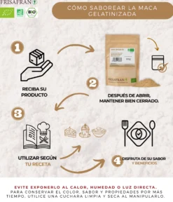 Maca Gelatinizada En Polvo Ecológica | Calidad | Frisafran 200 G