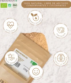 Maca Gelatinizada En Polvo Ecológica | Calidad | Frisafran 500 G