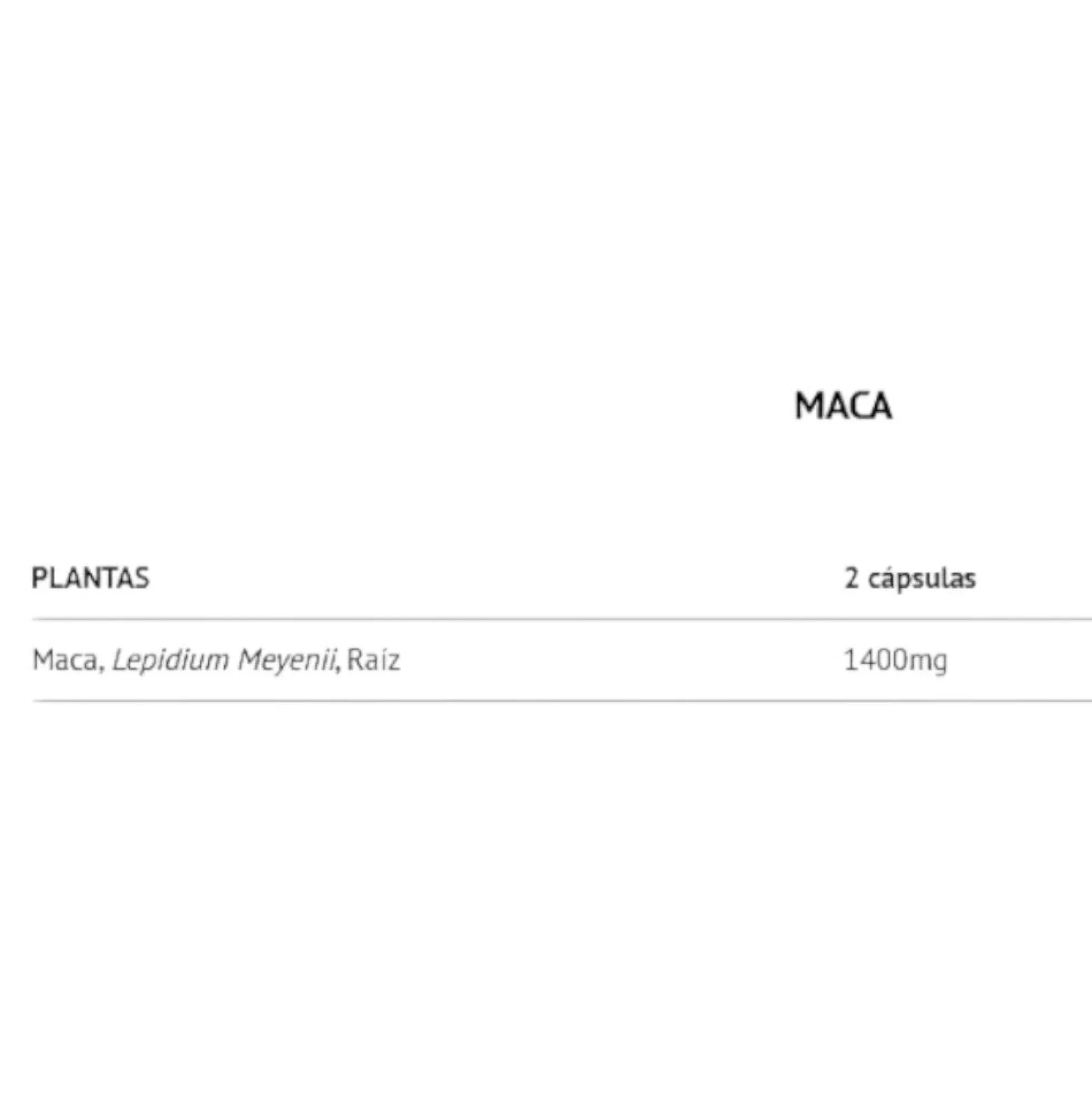 Maca 700 Mg 120 Caps