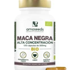 Maca Negra Bio, Alta Concentración | 120 Cápsulas