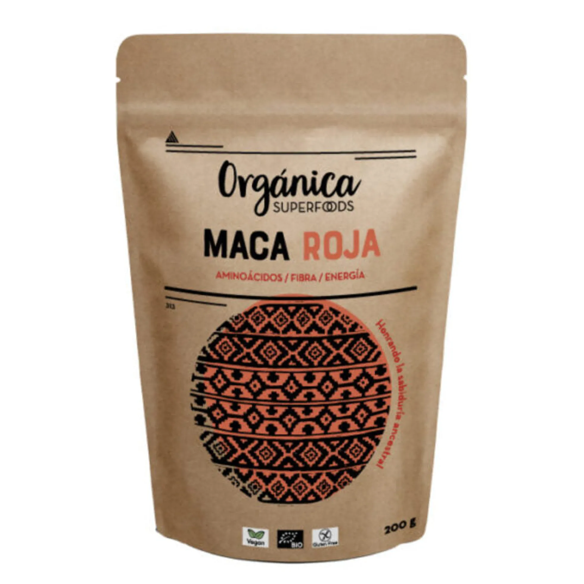Maca Roja Bio Raw De Perú 200g - Orgánica Superfoods