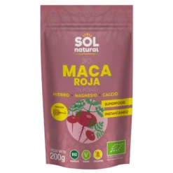 Maca roja en polvo bio Sol Natural 200 g
