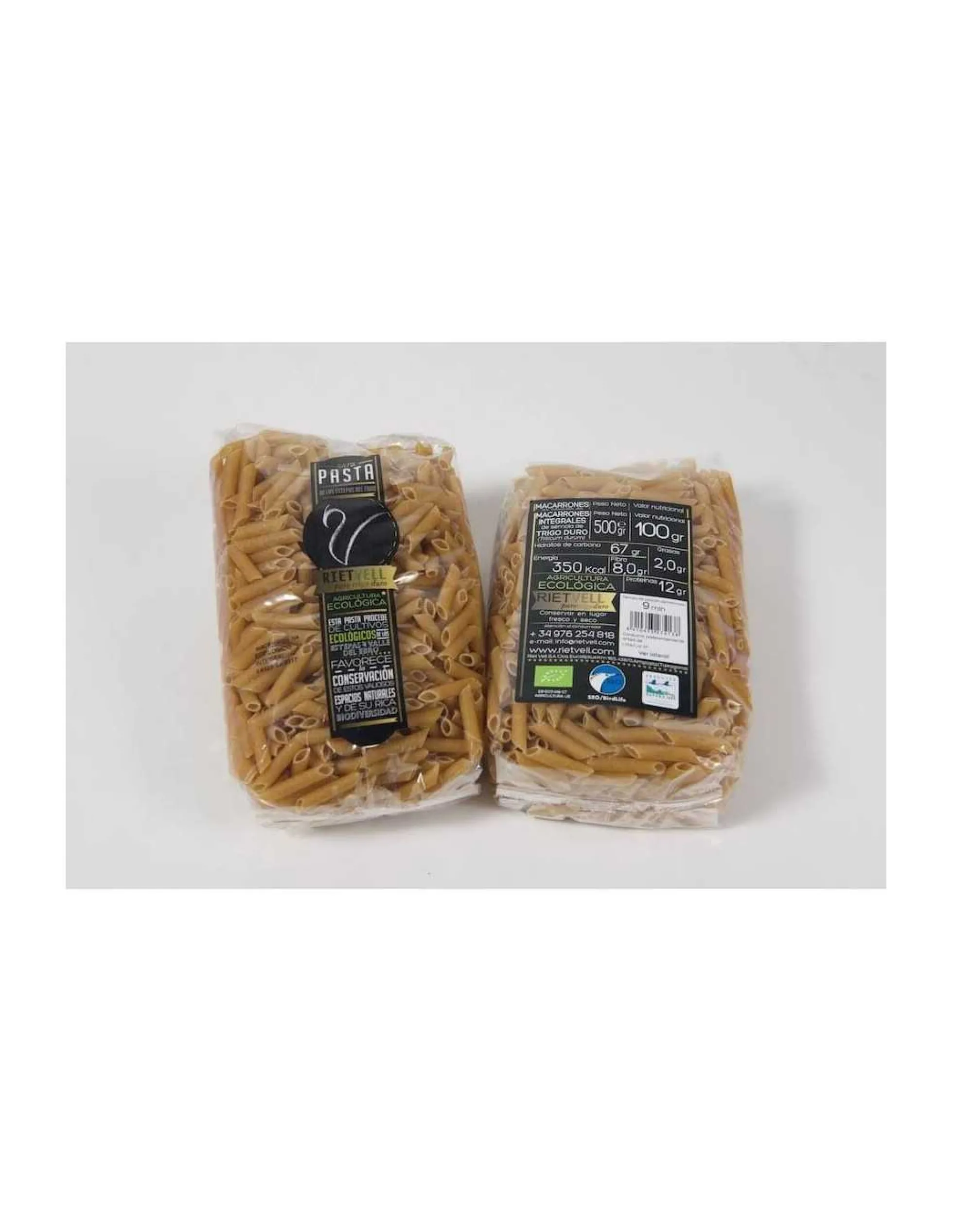 Macarrón Integral Bio 500 G - Riet Vell