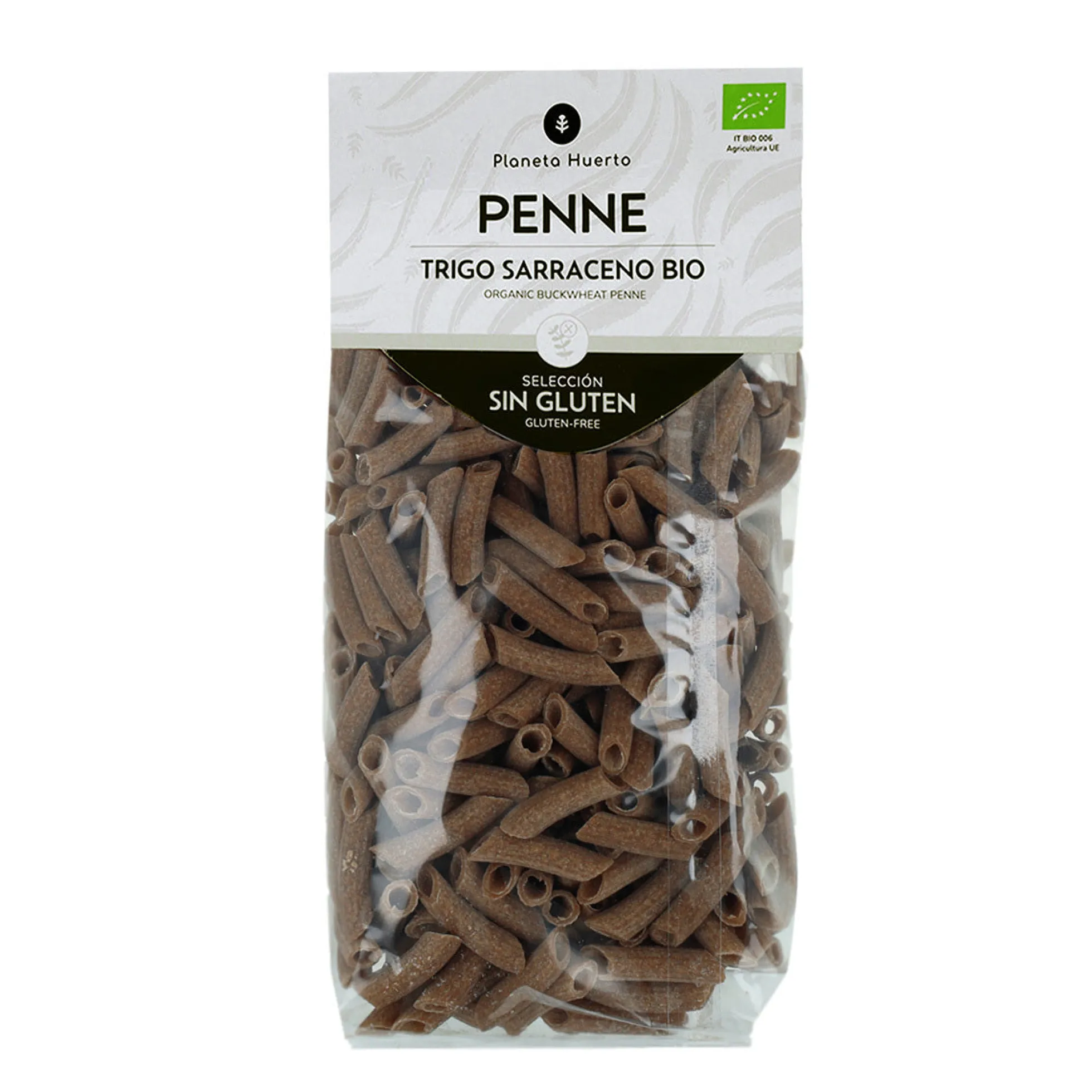 Macarrones de trigo sarraceno ECO sin gluten Planeta Huerto 500 g