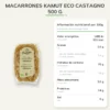 Macarrones Kamut ECO Castagno 500 g