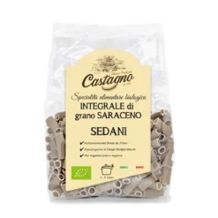 Macarrones Sedanis de Trigo Sarraceno ECO Castagno 250g