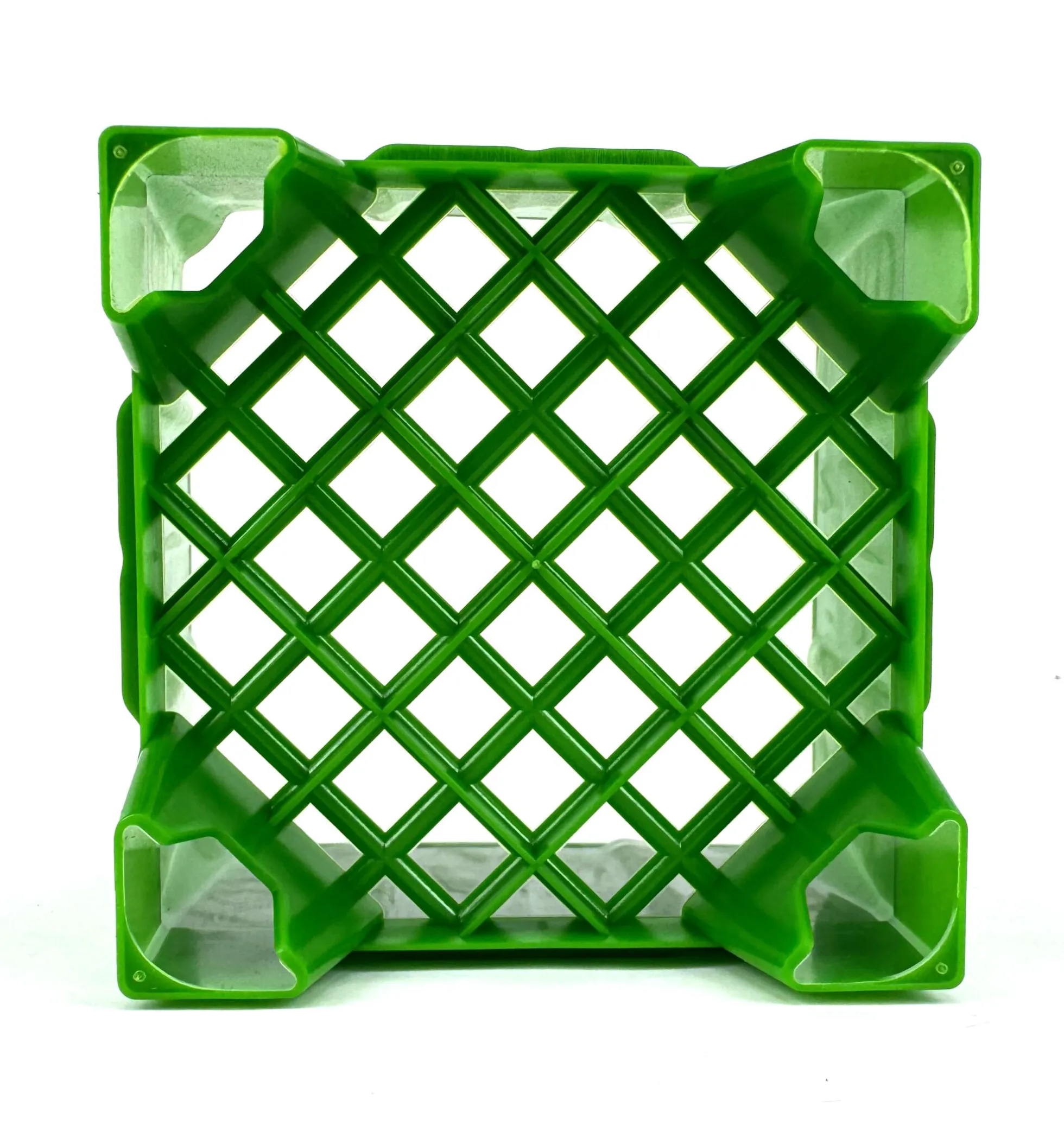 Maceta Cuadrada Verde 15 X 15 Cm