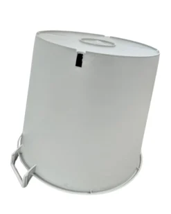 Maceta Redonda Blanca 40x33cm 36l