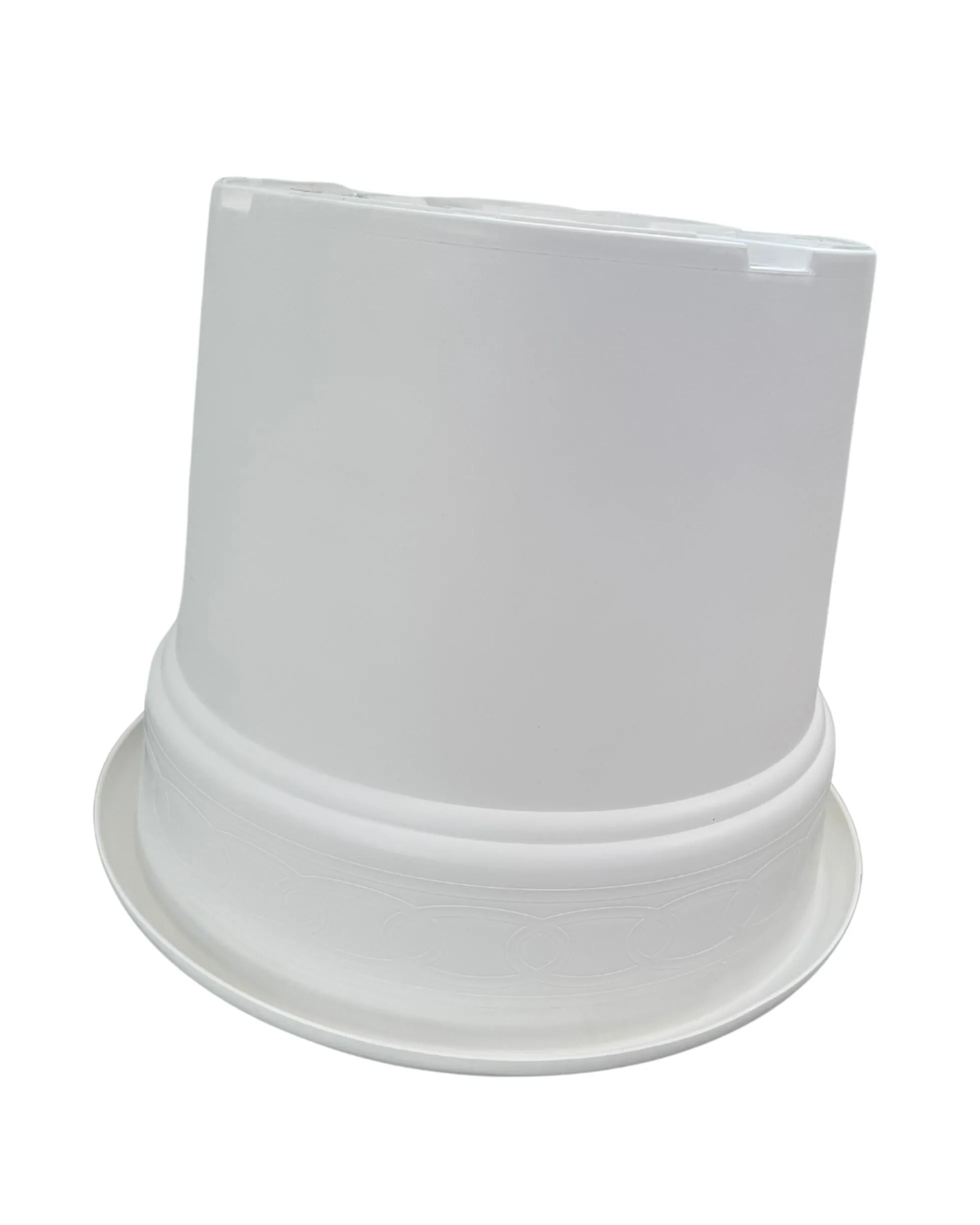 Maceta Redonda Blanca 50x38cm 45l