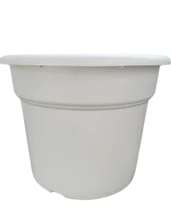 Maceta Redonda Blanca 56x44cm 65l