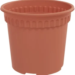 Maceta Redonda Para Flores 24 Uds. Rojo Ladrillo Ø 15 X 12 Cm