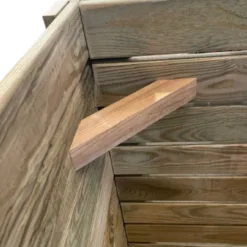 Macetero De Madera Eko Xxl Vidahuerto Para Árboles Y Plantas Grandes 100x100x100 Cm.