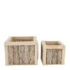 Macetero Madera Chopo 19x19x14cm
