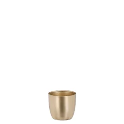 Macetero Metal Alano Oro 6.5x7cm