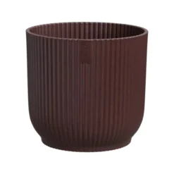 Macetero reciclado Winery rojo burdeos Elho 22 cm
