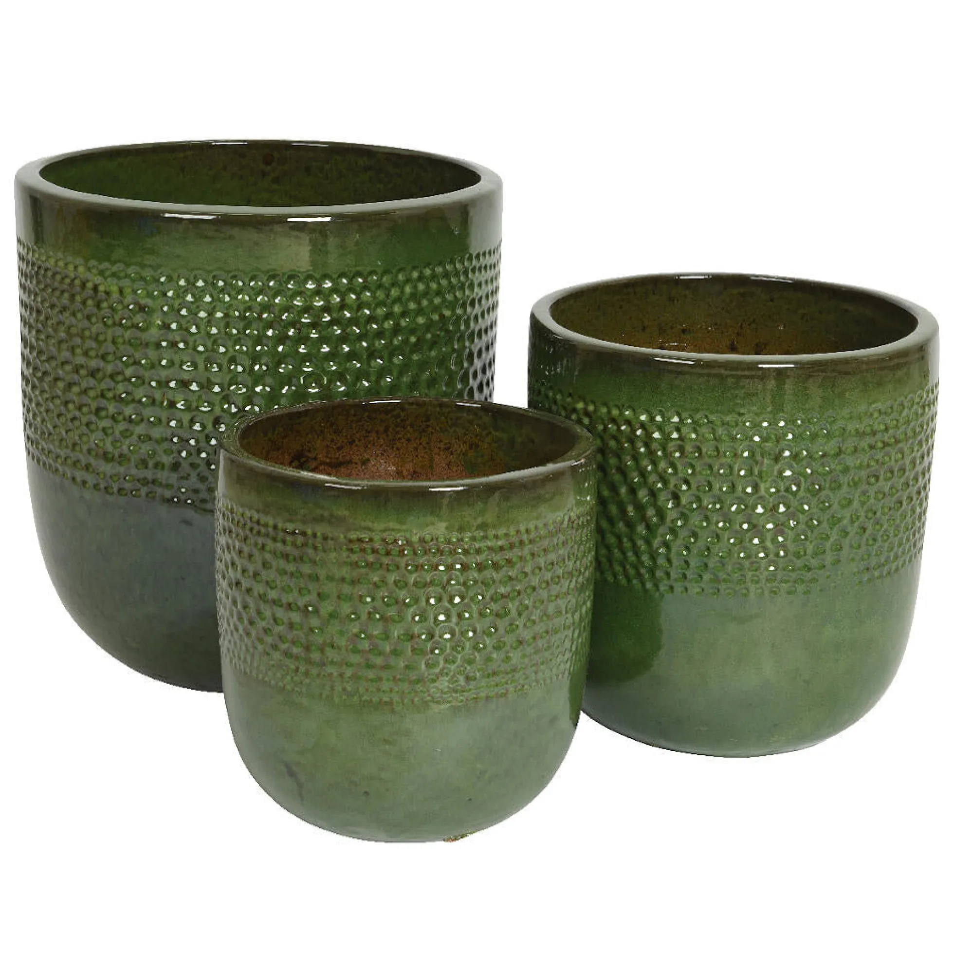 Macetero Terracota Verde 38cm