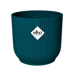 Macetero vibes fold round deep blue Elho 22 cm